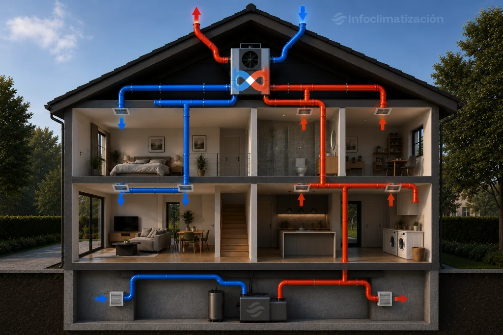 VMC simple vs doble flujo: entender la diferencia