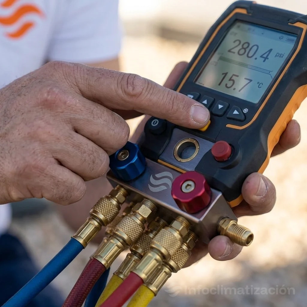 control antes de la puesta en marcha de la aerotermia